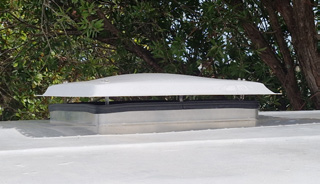 Lightweight Roof Vent Cover (Creased)